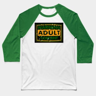 Adult Content Baseball T-Shirt